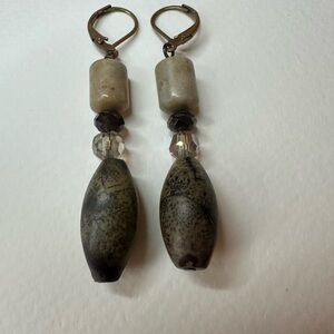 Elegant Stone Drop Earrings